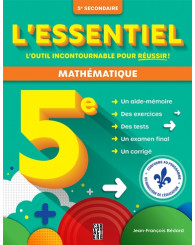 L'essentiel - secondaire 5 - mathématique - ISBN 9782897428815