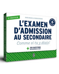 L'examen d'admission au secondaire, 5e édition, Comme si tu y étais! (coffret vert) - ISBN 9782897429270