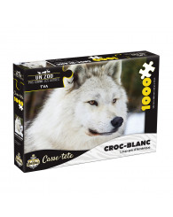 Casse-tête 1000 pièces - Un zoo pas comme les autres - Croc-blanc - Loup d'Amérique - Gladius