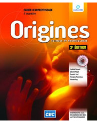 Origines, sec. 2, 2e édition, cahier d'apprentissage (incluant Carnet d'étude et les exercices interactifs) + Accès étudiants Web (no 219976) - ISBN 9782761798891