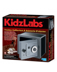 Tirelire coffre-fort à sonnerie d'alarme - KidzLabs -4M (P3289F)