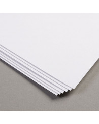 Carton Brillocolor (Donvale) (pqt de 100) (22 x 28cm / 8.5 x 11po.) BLANC (no 3102035)