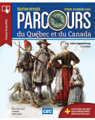 Parcours 3e secondaire - Cahier d'apprentissage, Édition révisée (incluant exercices interactifs, référentiel et ligne du temps), version papier (no 217385) - ISBN 9782761792417