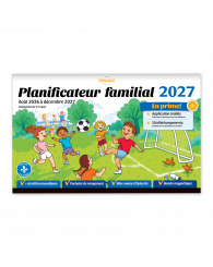 Tableau/Calendrier/Planificateur familial 2027 - Pomango