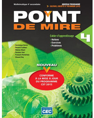 Point de mire, sec. 4 (CST) Cahier d'apprentissage (no 218352) - ISBN 9782761778480