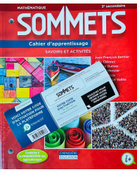 Sommets Sec. 3, CODE d'activation WEB du cahier + activités interactives (le cahier imprimé n'est pas inclus!) - ISBN 9782765054276 (Jusqu'à épuisement des stocks!)