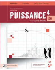 Puissance 4e secondaire SN - Cahier de savoirs et d'activités incluant carnet de révision (Incluant la version numérique via l'accès enseignant) (no 224741/4637) - ISBN 9782765541196