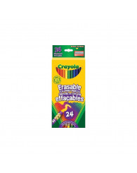 Crayons à colorier en bois effaçables IQ (emballage de 24) CRAYOLA (no 67-2424)