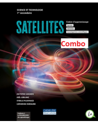 Satellites sec. 1 COMBO: Cahier d'apprentissage en version imprimée ET numérique + act. inter. - ISBN 9998202110218