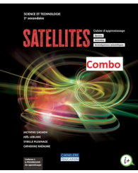 Satellites sec. 2 COMBO: Cahier d'apprentissage en version imprimée ET numérique + act. inter. - ISBN 9998202110225