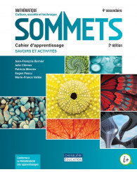 Sommets Sec. 4 (CST) 2e édition COMBO: Cahier d'apprentissage version imprimée ET version numérique + activités interactives -1an - ISBN 9782765082323///9782765082330