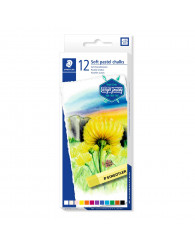 Pastel sec couleurs brillantes (12 couleurs) - Staedtler