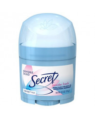 Déodorant anti-transpirant Secret (pour femmes) 14g (facultatif)