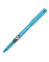 Stylo à bille roulante Hi-techpoint V5, ultra-fin TURQUOISE (no BXV5-TE)