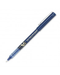 Stylo à bille roulante Hi-techpoint V7, fin BLEU (No BXV7-BE)
