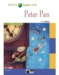 Roman - Peter Pan, book + free AUDIOBOOK, coll. Green Apple, CIDEB Black Cat 2015 - ISBN 9788853014139