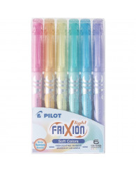 Surligneur effaçable FriXion® Light - paquet de 6 couleurs PASTELS