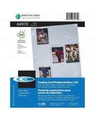 Pochettes pour cartes de collection, 9 cases (emballage de 10) - VLB (no 64970)
