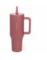 Gobelet isotherme (1,18 litre) en acier inoxydable recyclé EXECO rose (no XGT118PK)