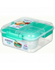 Boîte à repas - Contenant à nourriture Sistema To Go - Cube à Bento (1,25 litres)