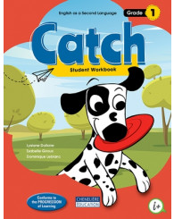 Catch - Grade 1 - Student Workbook − Printed and digital version + interactive workshops for 1 year (chien sur fond rouge) - ISBN 9782765078807