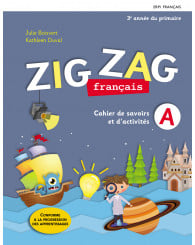 Zig Zag 3-cahiers A/B + l'Aide-mémoire Mes Outils + Ens. num. - ISBN 9782761355025