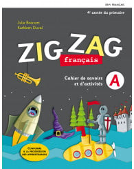 Zig Zag 4-cahiers A/B + l'Aide mémoire Mes Outils + Ens. num. (ancien code 9782761355032) - ISBN 9782766155033