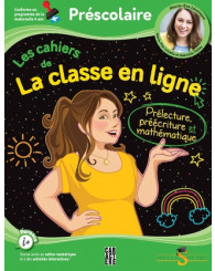 Les cahiers de la classe en ligne - Préscolaire - madame Marie-Ève : cahier imprimé et numérique - ISBN 9782897423018