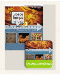 Espace Temps, HISTOIRE Sec. 1, 2e édition, Cahier de savoirs et d'activités + Ensemble numérique Élève (12 mois) (no 13842) - ISBN 9782761383257