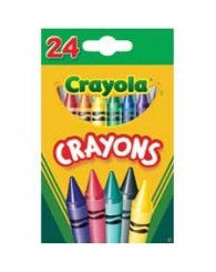 Crayons de cire (emballage de 24) CRAYOLA (no 52-0024)