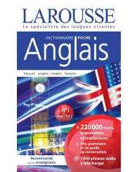 Dictionnaire Larousse format de POCHE (Français-Anglais / Anglais-Français) - ISBN 9782036021853 