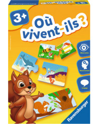  Casse-tête - Où vivent-ils? - RAVENSBURGER