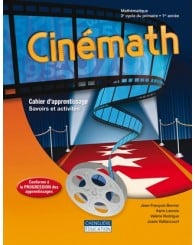 Cinémath-1re année du 3e cycle-5e année - cahier d'apprentissage - ISBN 9782765037835