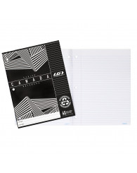 Cahier Canada LIGNÉ LOUIS GARNEAU (40 pages) (couverture laminée) (grand format) (no 412315) - NOIR
