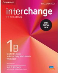 Interchange Level 1B, Full Contact, Student's Book with Digital Pack, 5th edition 2021- (couverture rouge) - ISBN 9781009040686