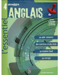 L'essentiel - secondaire 4 - anglais - ISBN 9782896427130