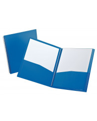 Chemise organisatrice 8 pochettes Oxford format lettre (no 58408-23) - BLEU