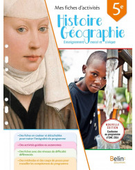 Histoire-Géographie-EMC, 5e - Mes fiches d'activités, Belin (Éd. 2024) - ISBN 9791035836764