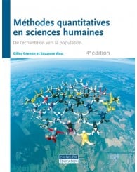 Math 337: Méthodes quantitatives en sciences humaines - De l'échantillon vers la population, 4e édition, Chenelière 2012 - ISBN 9782765033943