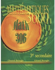 Mathématiques 3000 - secondaire 3 math.306 