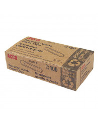 Trombones JUMBO argentés lisses recyclés (2po./50mm) (boîte de 100) ACCO (no 72525-C) (Jusqu'à épuisement des stocks!)