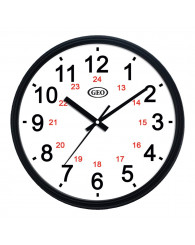Horloge murale 12 et 24 heures