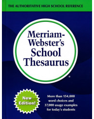 Merriam-Webster's School Thesaurus Dictionary (unilingue anglais) - ISBN 9780877793656 (jusqu'à épuisement des stocks!)