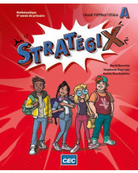 Stratégix Mathématiques - 6e année - Cahiers A/B + Carnet de révision + Carnet de savoirs (no 225782) - ISBN 9782766219438