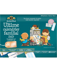 Tableau/Calendrier familial de frigo MotherWord® DELUXE (2026-2027) (18x13.5po.)/(45.7x34.2cm) français