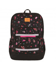 Sac à dos nanö (COUNTRY) noir et rose
