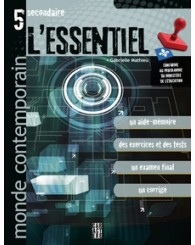 L'essentiel - secondaire 5 - monde contemporain - ISBN 9782896423989