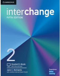 Interchange Level 2, Student's Book with Online Self-Study, 5th edition - ISBN 9781316620236 (couverture bleue)