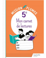 Mission plumes - Mon carnet de lectures 5e, éd.2024 - ISBN 9782017224136
