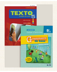 COMBO: Grammaire de base 5 nouv.éd. + Texto 5 - cahiers (ancien code 9782766109722) - ISBN 9782766155132